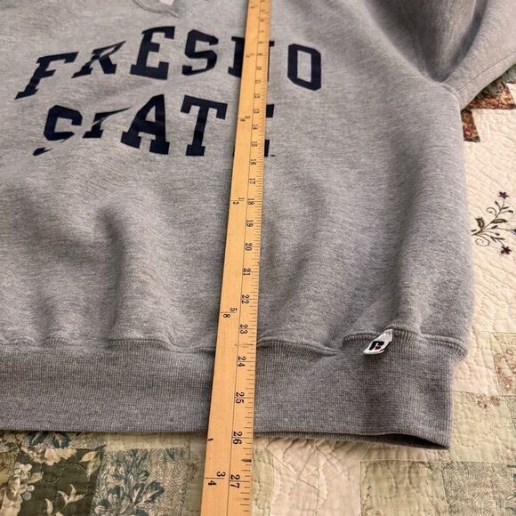 Vintage Russell Athletic Fresno State Crewneck Sweatshirt Gray Size XL *wear* - Picture 7 of 8
